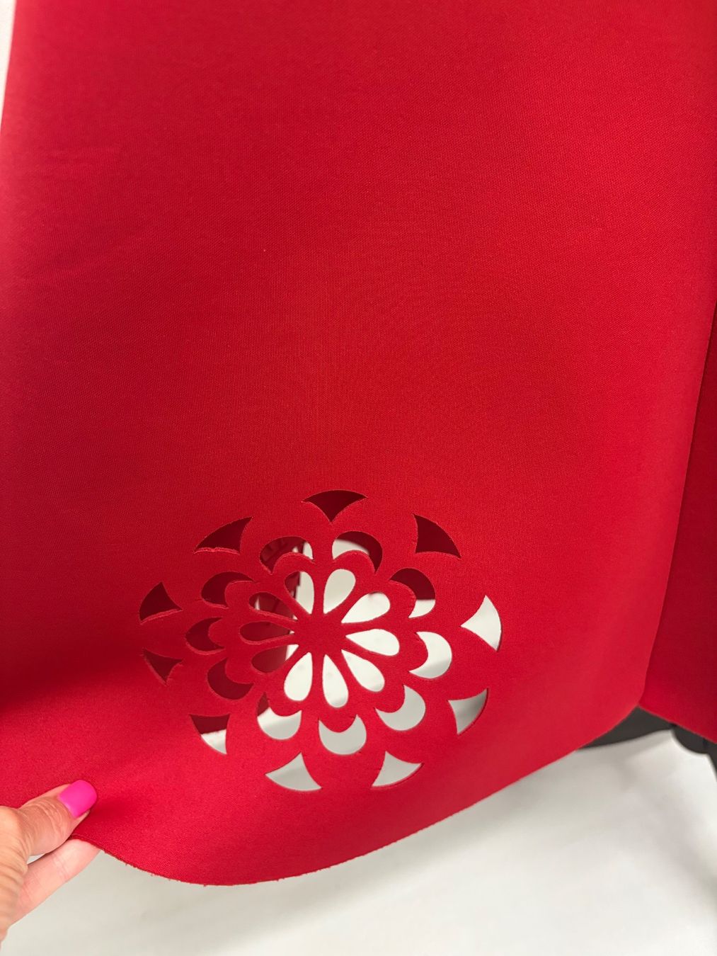 Gonne: Chicwish Neopren weiter Rock Gr. M rot – Nuovo (secondo la descrizione) da Regensdorf venduto da secondchancefashion 2