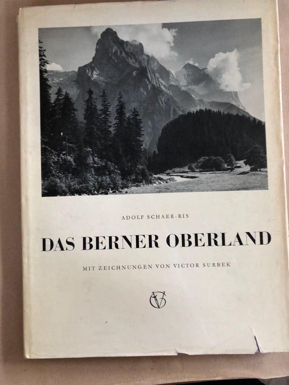 Bücher: Adolf Schaer-Ris: Das Berner Oberland. – Gebraucht aus Zürich von allp