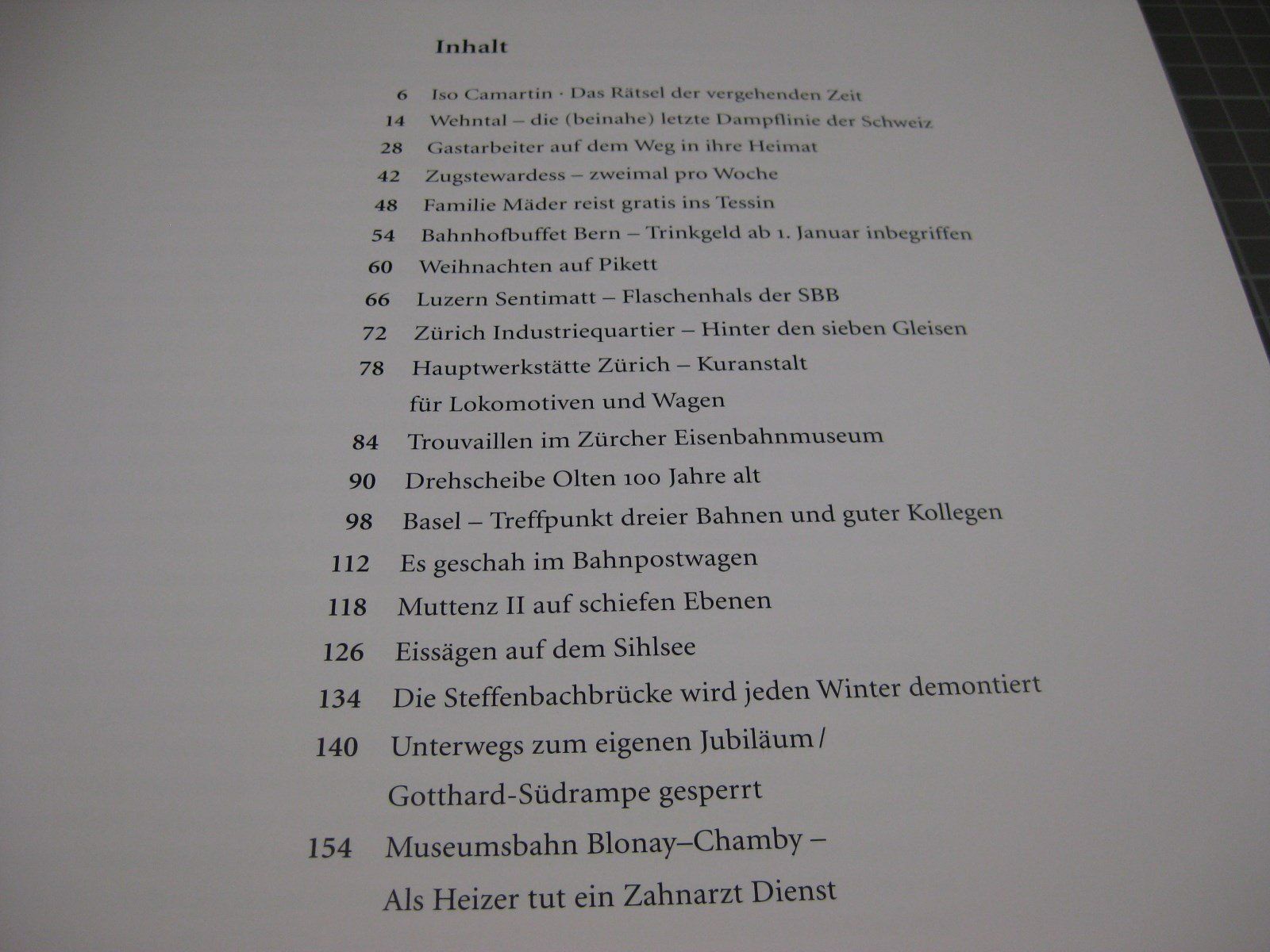 Bücher: Buch: Bahnalltag in vergangener Zeit – Gebraucht aus Malters von Marosko 2