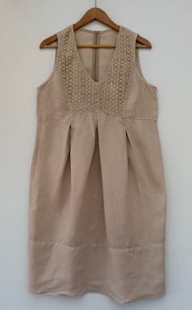 Leinen Kleid Gr.38