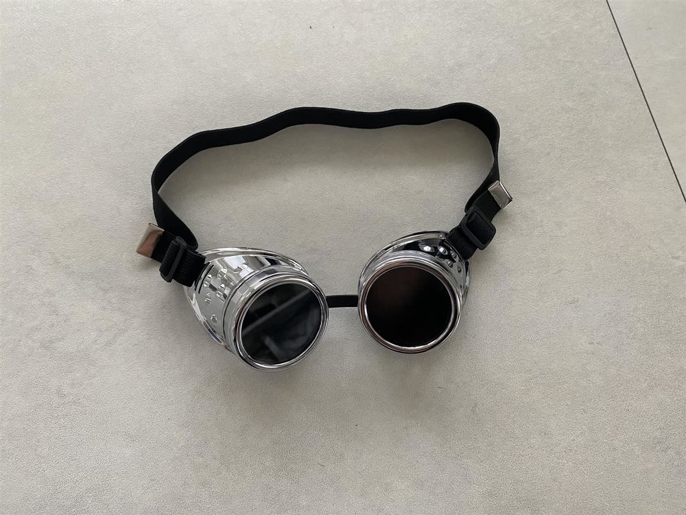 Gummi-Steampunk-Brillenflügel Zum Selbermontieren – Nur Flügel, Keine Brille Inklusive