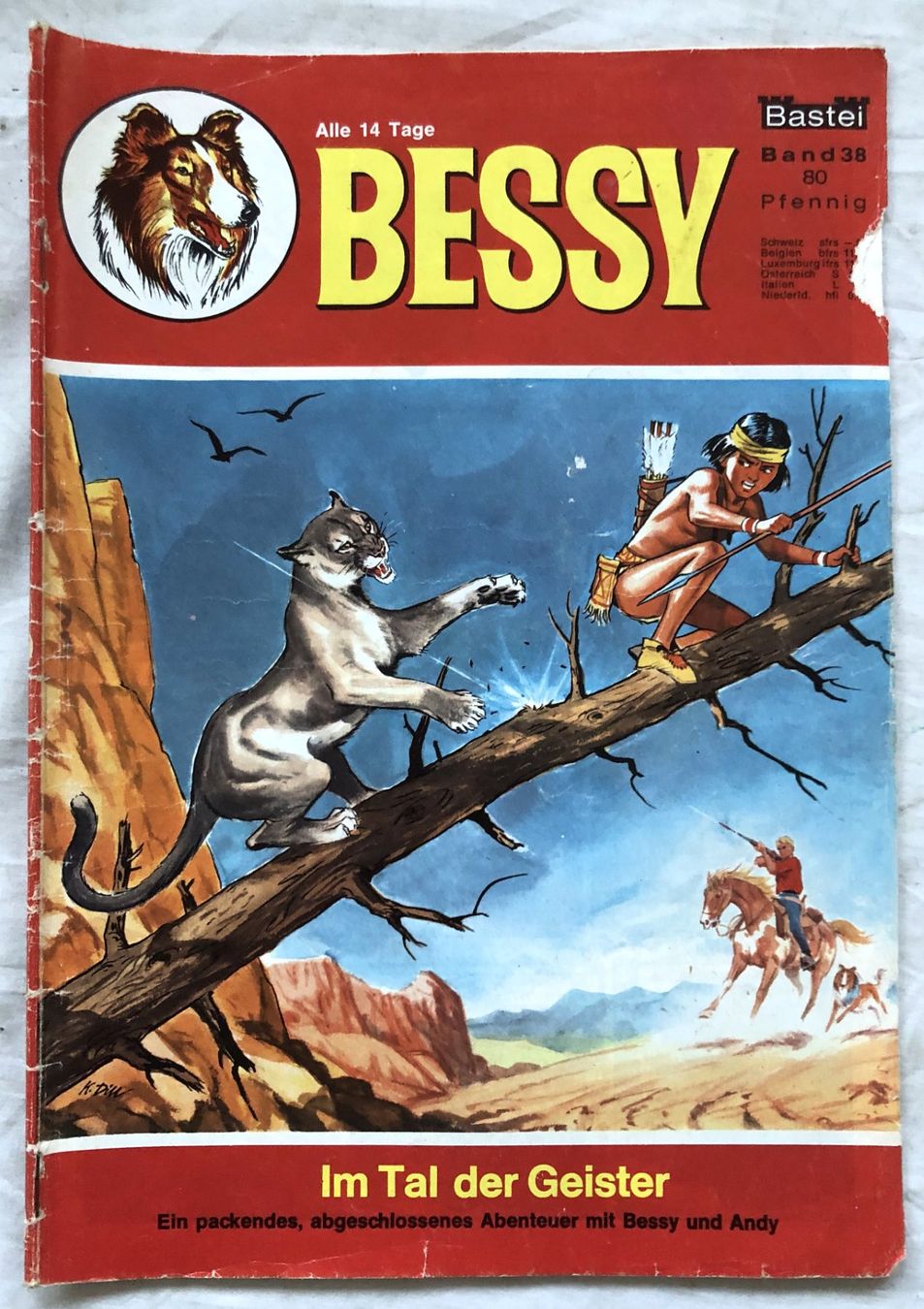 Fumetti: BESSY - Heft - Nr.38 - Bastei Verlag – Usato da Schaffhausen venduto da durruti