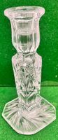 Vintage Kristall-Kerzenständer (Böhmen) 15 cm