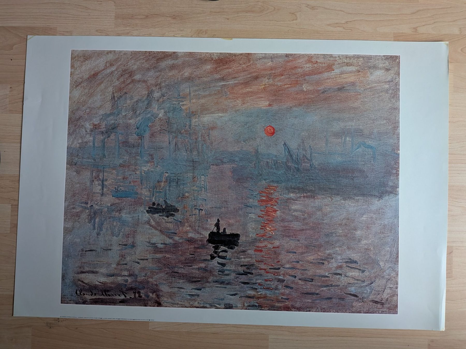 Foto & Immagini: CLAUDE MONET: Impression, Soleil levant, Le Havre – Usato da Rotkreuz venduto da eulennest