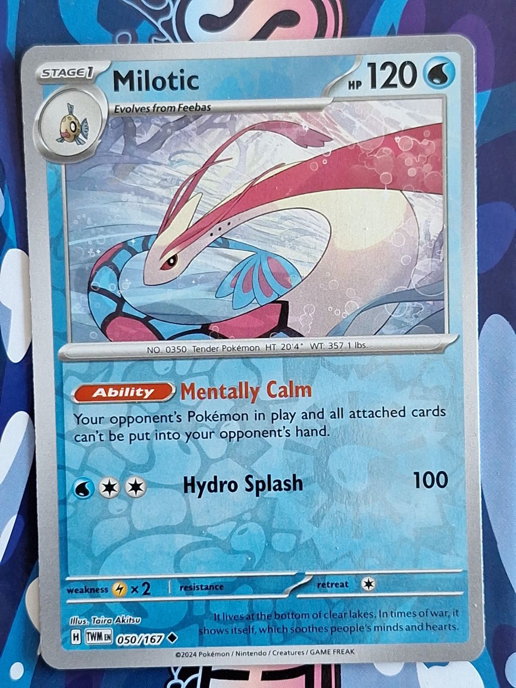 Pokémon Carte collezionabili: Milotic - Reverse Holo Twilight Masquerade Pokemon - #7.6 – Usato da Altstätten SG venduto da GGsGameshop