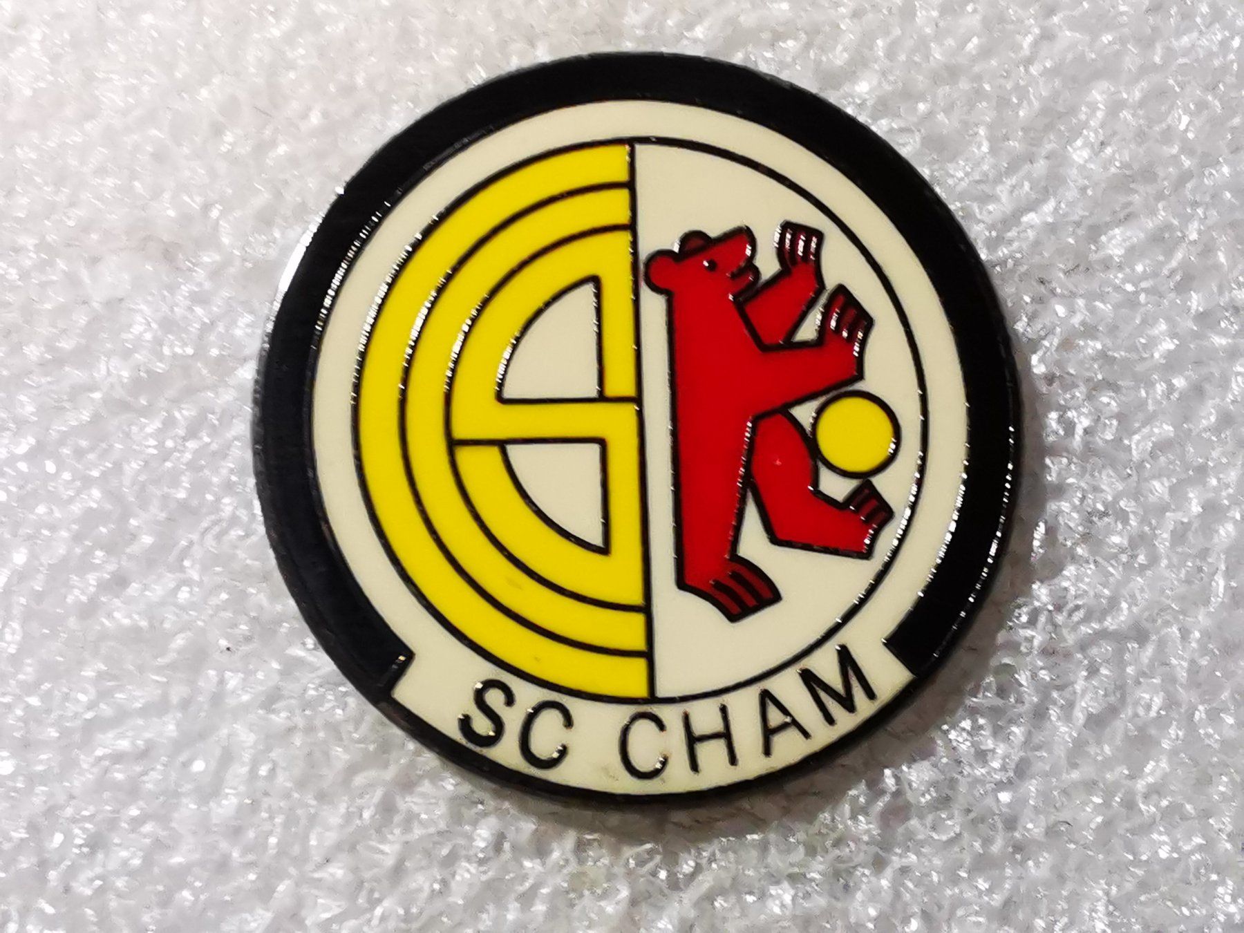 Placchette & Badge: Ansteckpin 90: SC Cham – Usato da Oppligen venduto da Pin-Fall-Shop