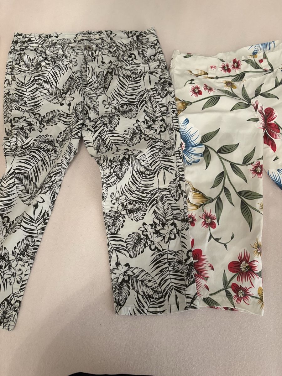 Hosen: 2 paar Sommer Capri Hosen 42 – Neu (gemäss Beschreibung) aus Zürich von Sundaygirl 1