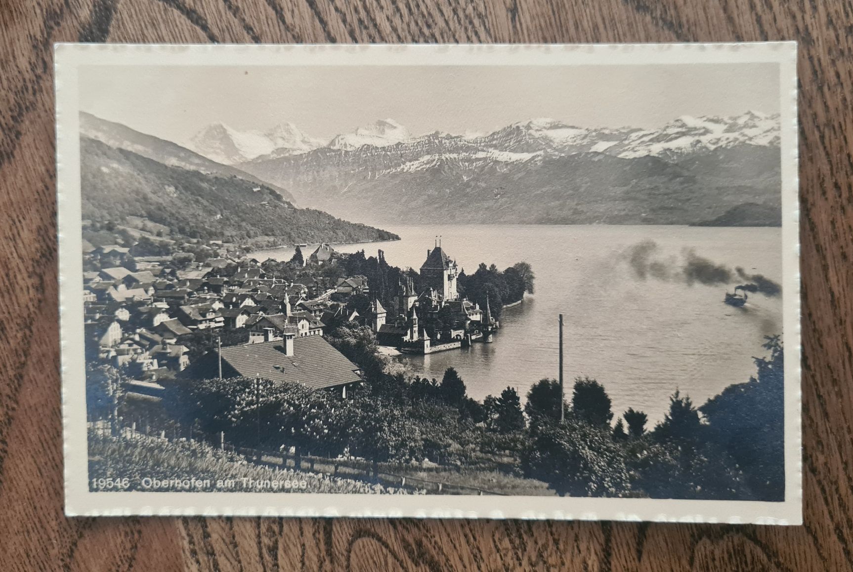 Cartoline postali: Oberhofen am Thunersee – Usato da Ebikon venduto da Donar50