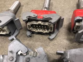 Harting Stecker Set, 10 polig, 10 teilig (5 Stecker, 5 Kup.)