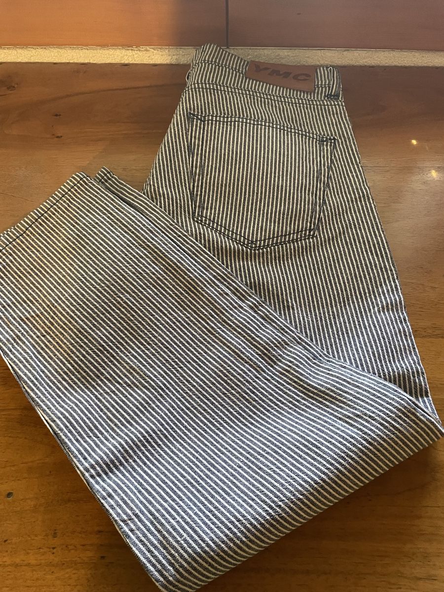 Jeans: YMC Jeans XS grau/weiss gestreift – Usato da Bertschikon Gossau venduto da kel_wf2y 8