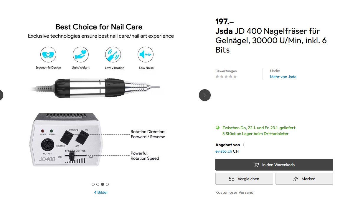 Maniküre: Nagelfräser – Neu (gemäss Beschreibung) aus Rickenbach b. Wil von Beautiful.Things 5