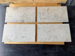 4 Marmorplatten 25 x 44 x 2 cm