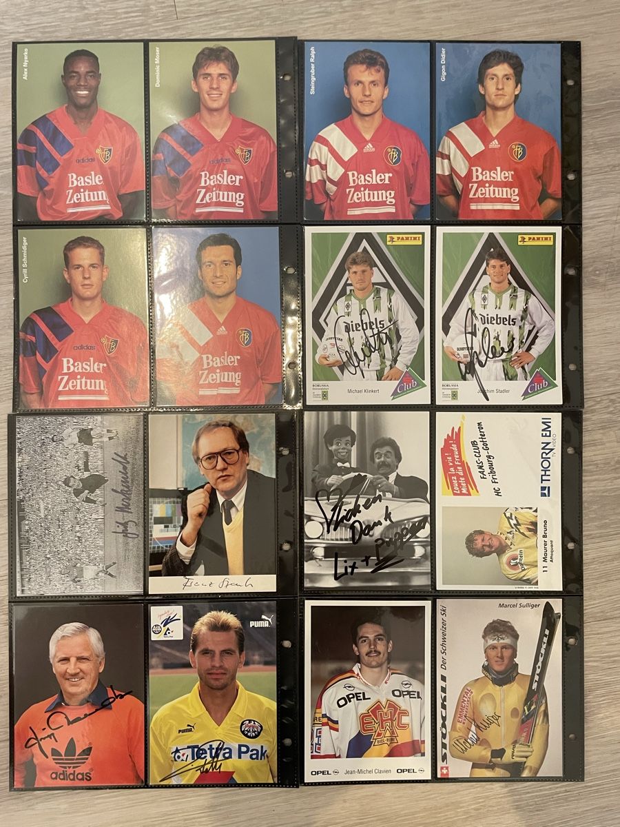 Autogramme: Autogrammkarten Sammlung, über 350 Autogrammkarten – Gebraucht aus Oberwil BL von P-King 9