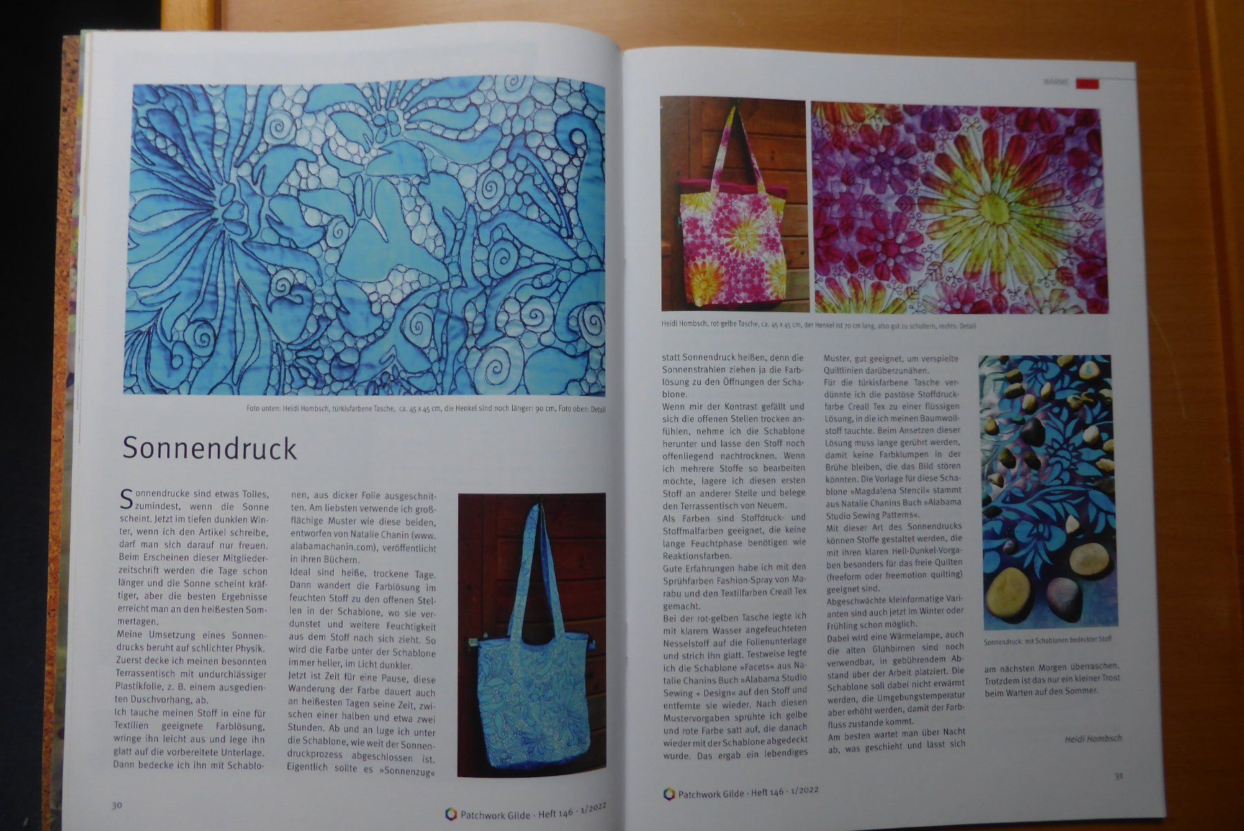 Riviste & Magazine: Magazin - Patchwork Gilde - Thema: Wärme – Usato da Brunnadern venduto da pinkfaden 3