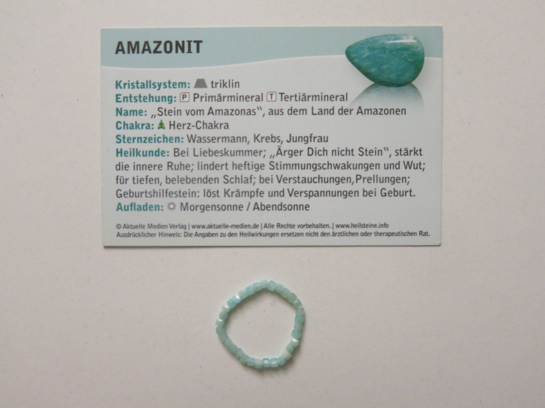 Ringe: Amazonit Edelstein Fingerri, elastisch, Durchmesser ca. 2cm. – Neu (gemäss Beschreibung) aus Sissach von kaupa