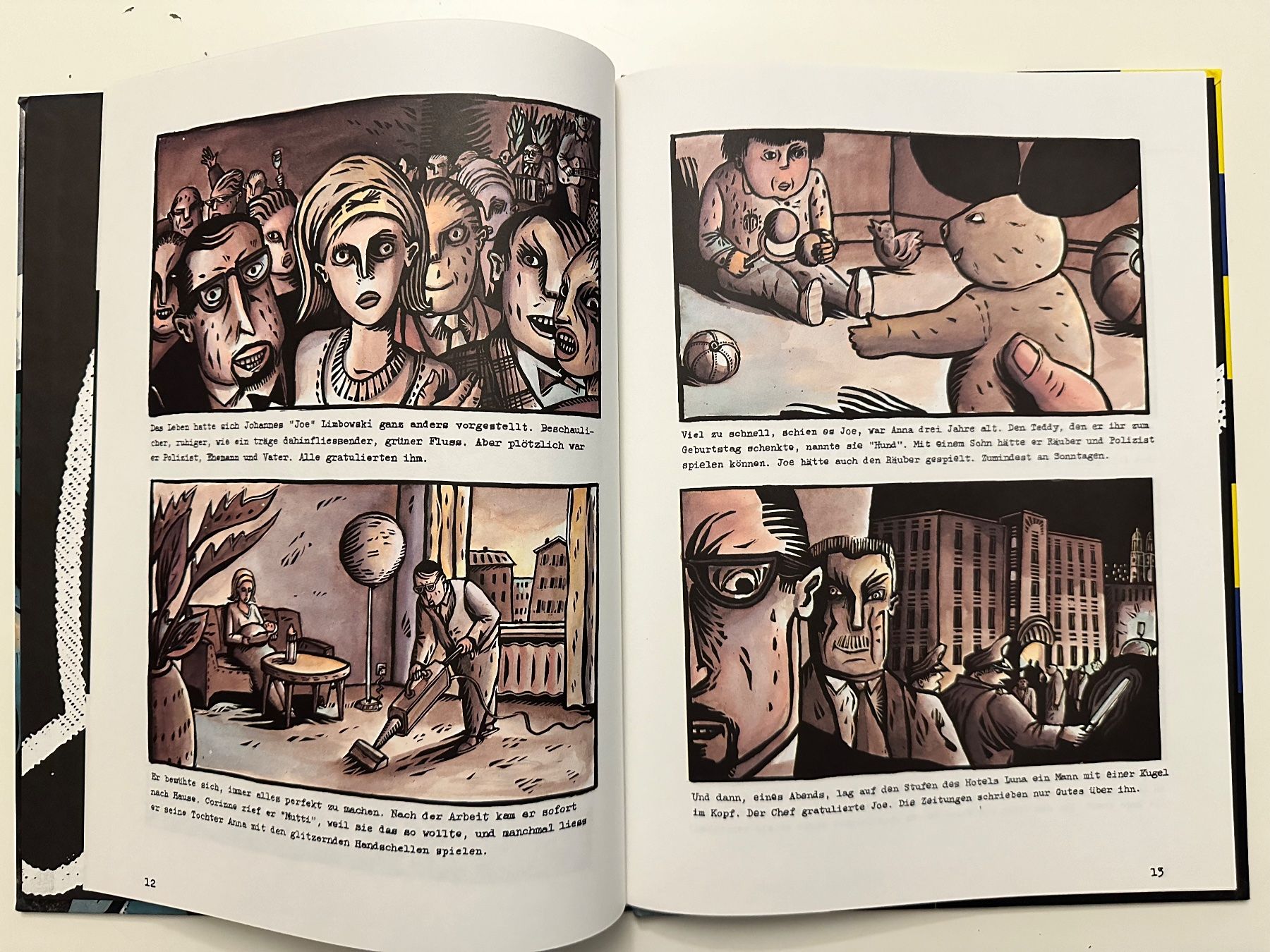 Fumetti: LUNA HOTEL - EDITION MODERNE - CAPREZ / SCHULER - HARDCOVER – Usato da Münsingen venduto da Ganjam 5