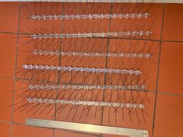 Taubenabwehr Spikes, 6 Schienen