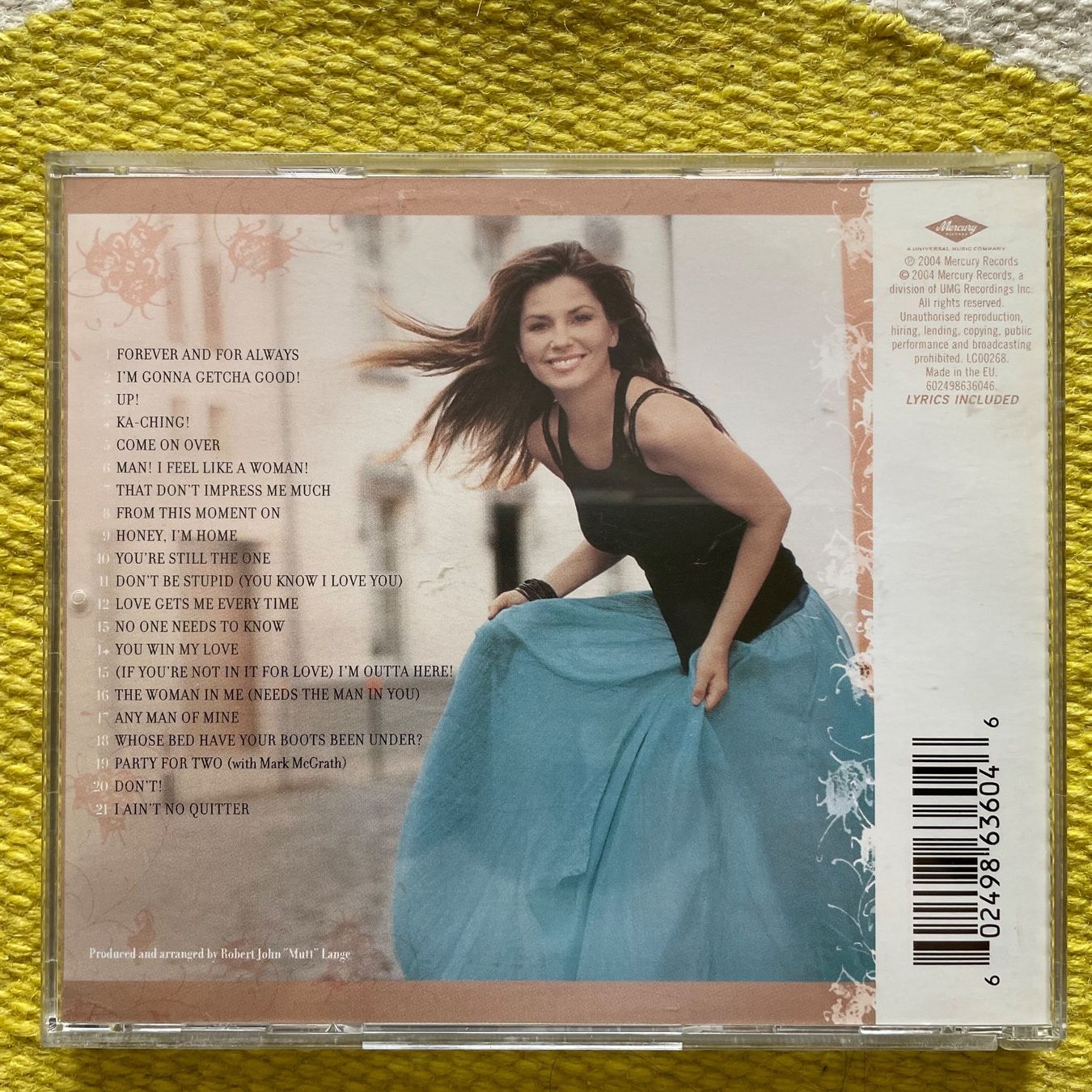 CDs: SHANIA TWAIN-GREATEST HITS – Gebraucht aus Rorschacherberg von  1