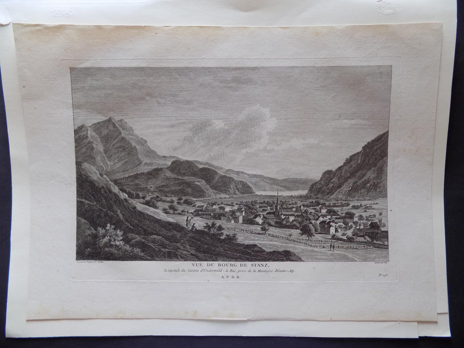 Gravures: Stans grosser Kupferstich – D'occasion à Risch par Rischli15 1
