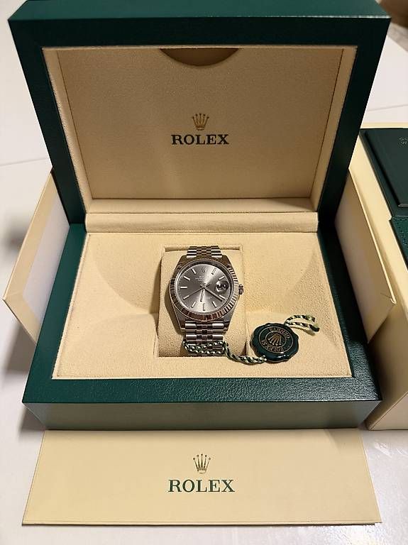 Orologi: Rolex Datejuste 41 - White gold – Usato da Delémont venduto da Virus44