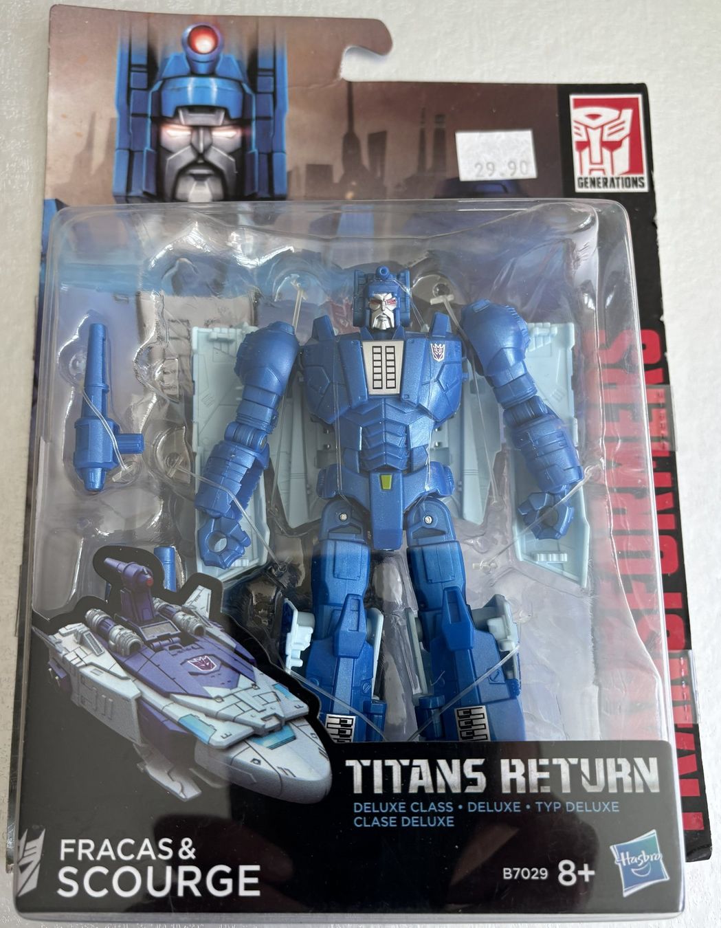 Hasbro Statuette: Transformers Titans Return Scourge (Deluxe Class) – Nuovo e nell'imballaggio originale da Founex venduto da spf_b7sg