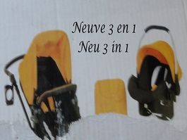 Wunderschöner Kinderwagen Trio Hauck 3 in 1