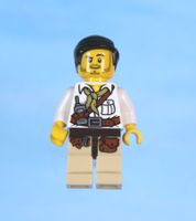 Lego Minifigur Hero - White Shirt with Olive Green Bandana