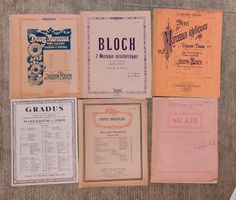 16 Notenhefte mit rel. leichten Violinwerken