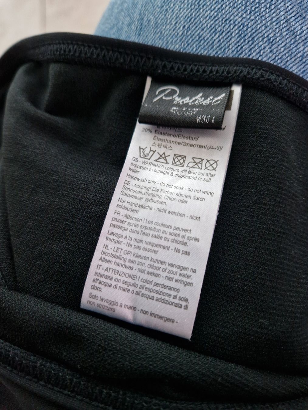 Costumi da bagno & Bikini: Tankini von Protest, Grösse 38C, Schwarz/Weiss – Usato da Niederrohrdorf venduto da Miripfiri 6