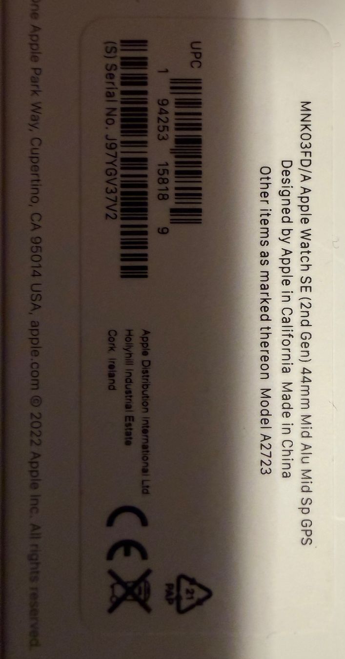 Apple Smartwatch: Apple Watch SE 2 44mm GPS – Usato da fribourg venduto da Micco 4