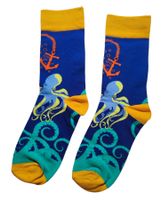 Socken Octopus / Tintenfisch / Krake / Anker / Anchor