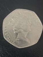 Münze Grossbritannien 50 Pence Elizabeth II Jahr 1997