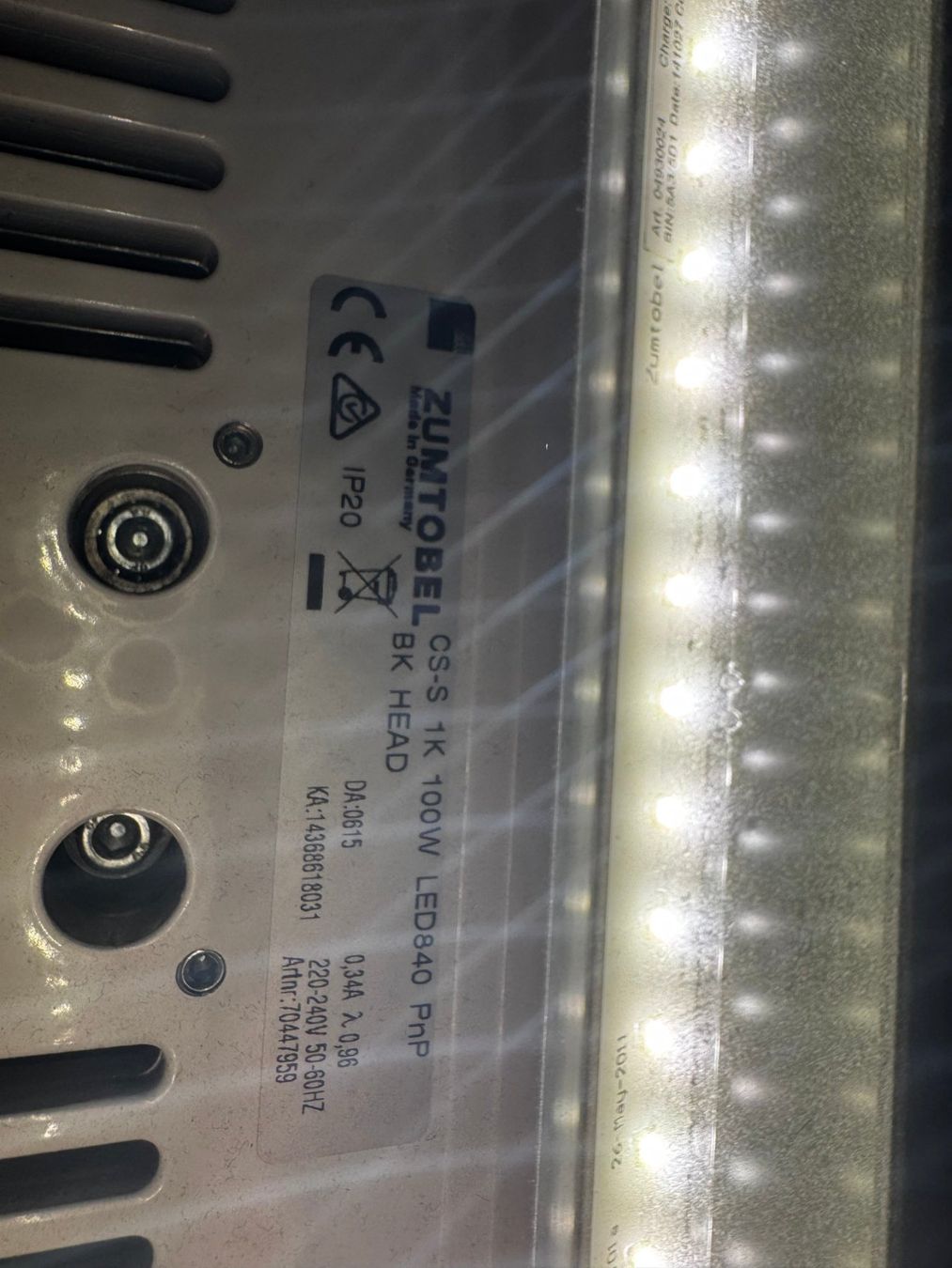Zumtobel Lampade: LED Stehleuchte von ZUMTOBEL – Usato da Affoltern am Albis venduto da Zapro 5
