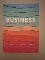 Buch "Business Research Methods" - Sixth Edition