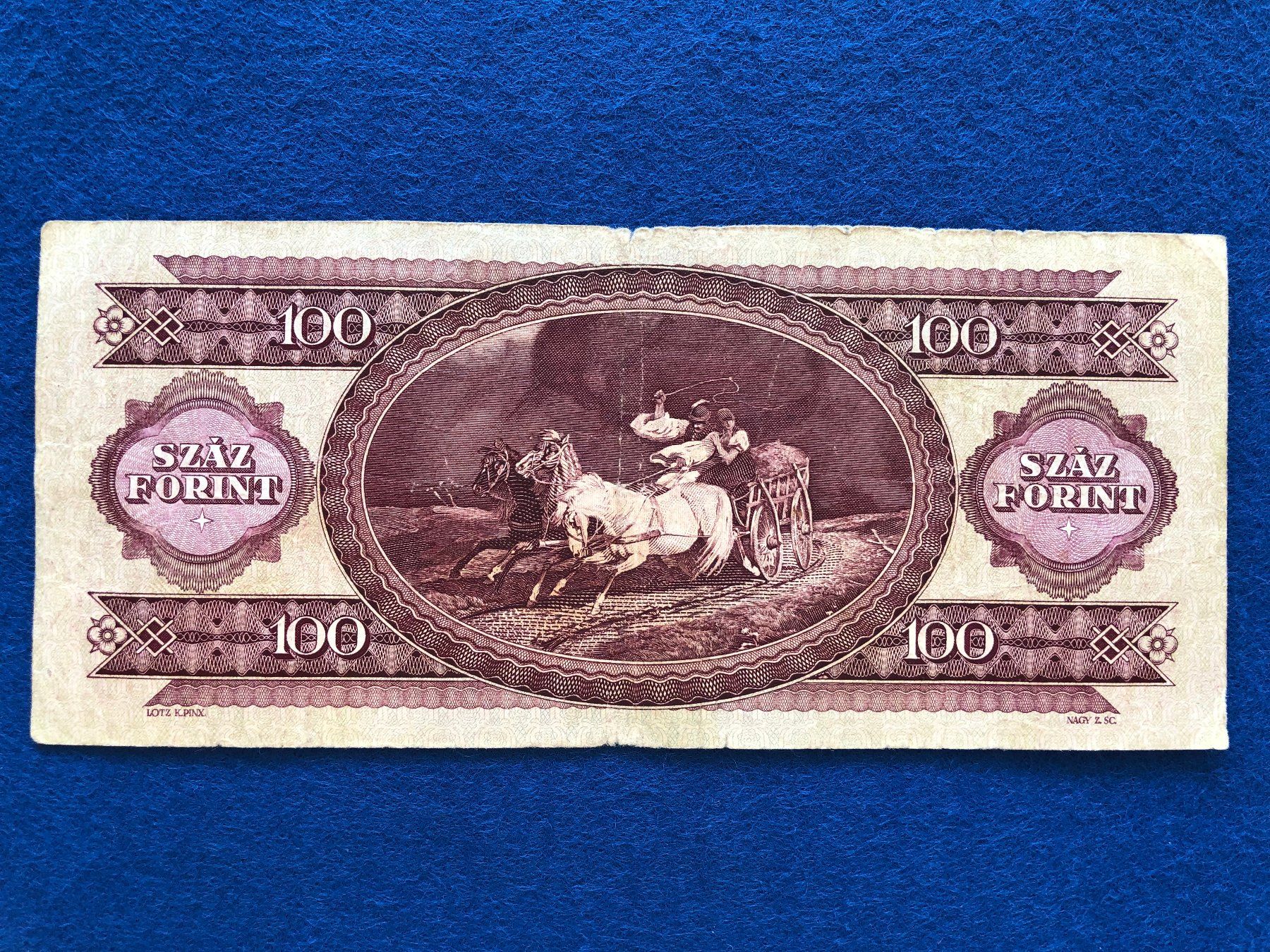 Banconote: Budapest 1980 - Ungarn - 100 Forint – Usato da Pfäffikon SZ venduto da Sieben77 1