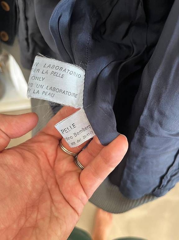 Giacche: Beautiful blue suede jacket M/L – Usato da Zürich venduto da LeoGd 2