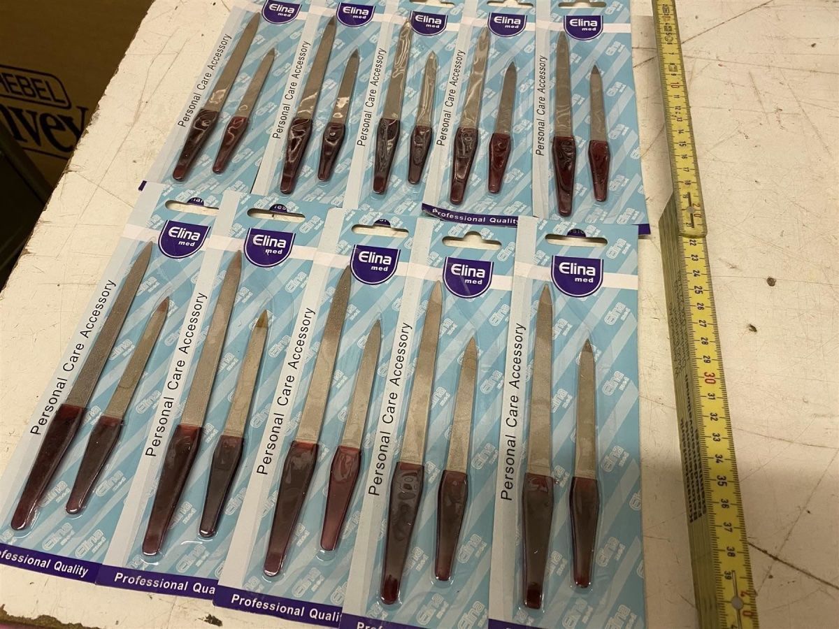 Unghie finte: 10 Pack Nagelfeilen-Set's – Nuovo e nell'imballaggio originale da Necker venduto da liq24