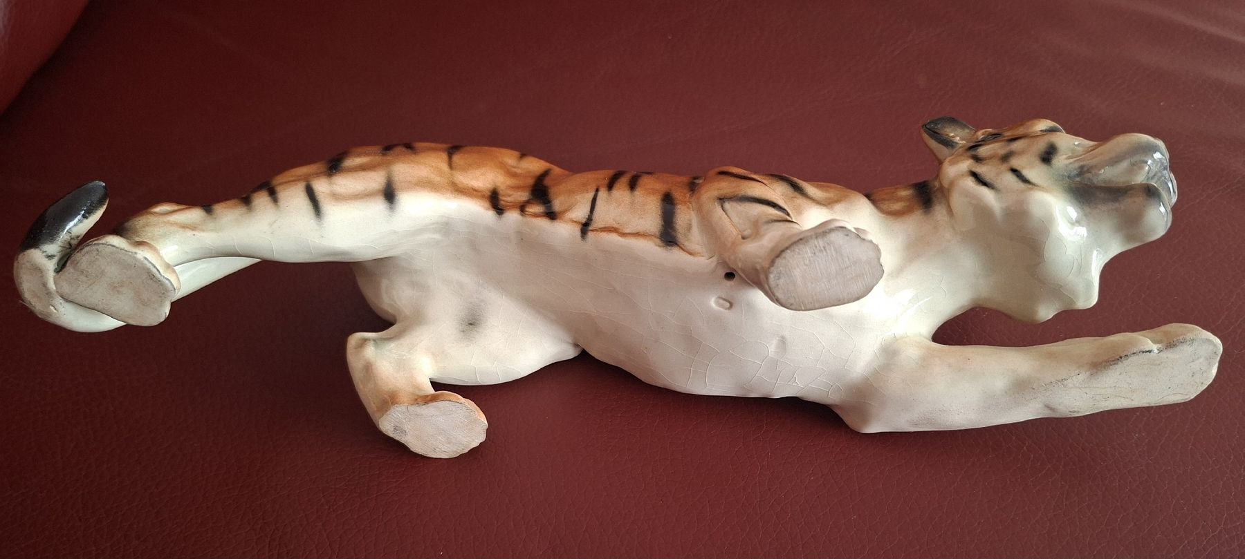 Statuette: Vintage Tiger Figur  – Usato da Galmiz venduto da Schlumpfi5 4