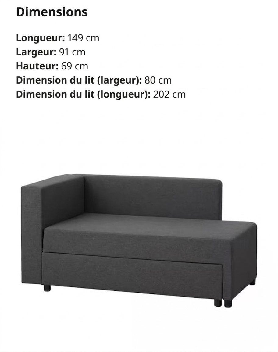 Ikea Sofas: Méridienne BYGGET de IKEA – Gebraucht aus Chêne-Bourg von Asimha 1