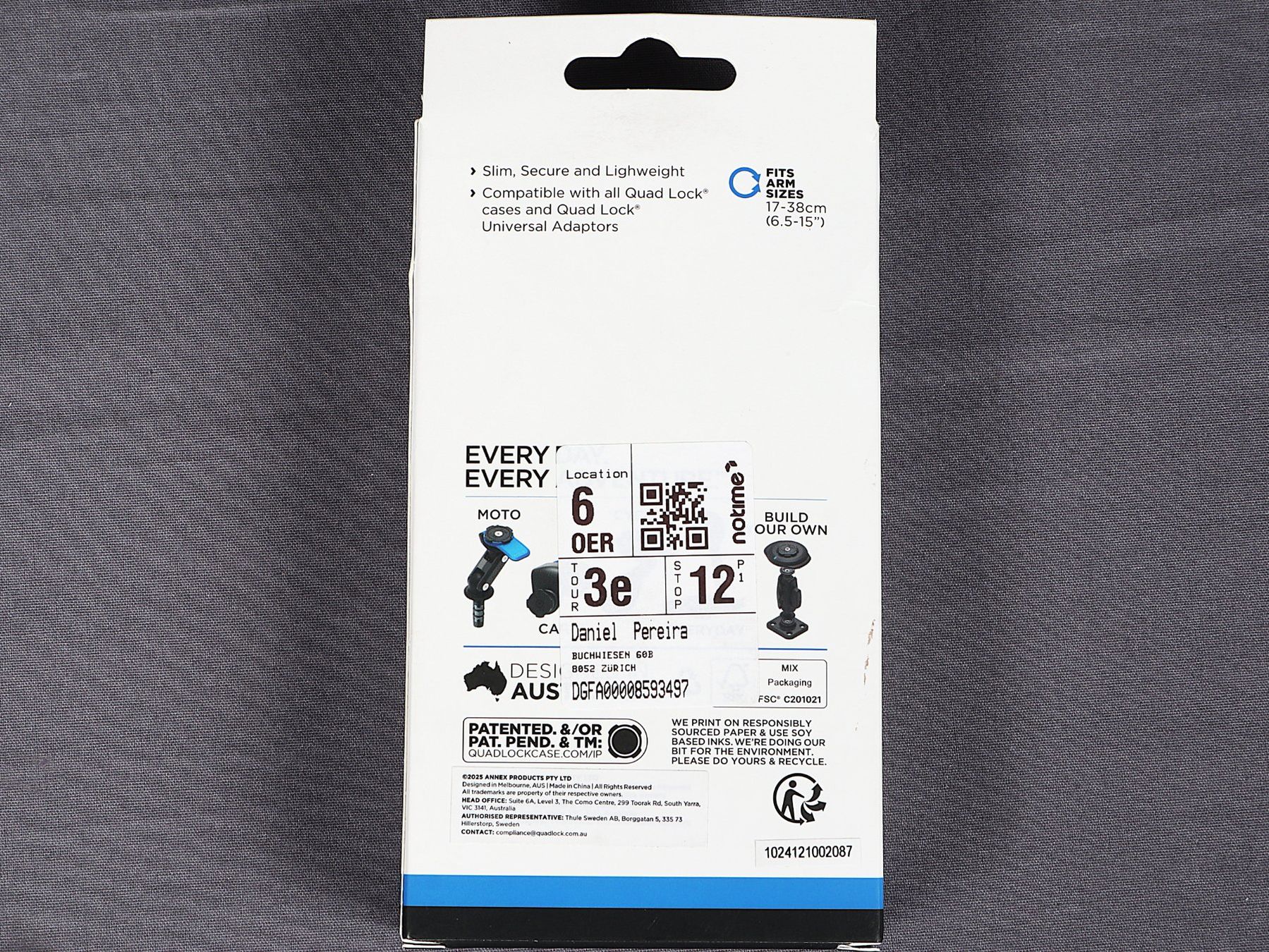 Bracciali & Braccialetti: QUAD-LOCK  Sports-Armband – Nuovo (secondo la descrizione) da Steinen venduto da Restwert_Steinen 4