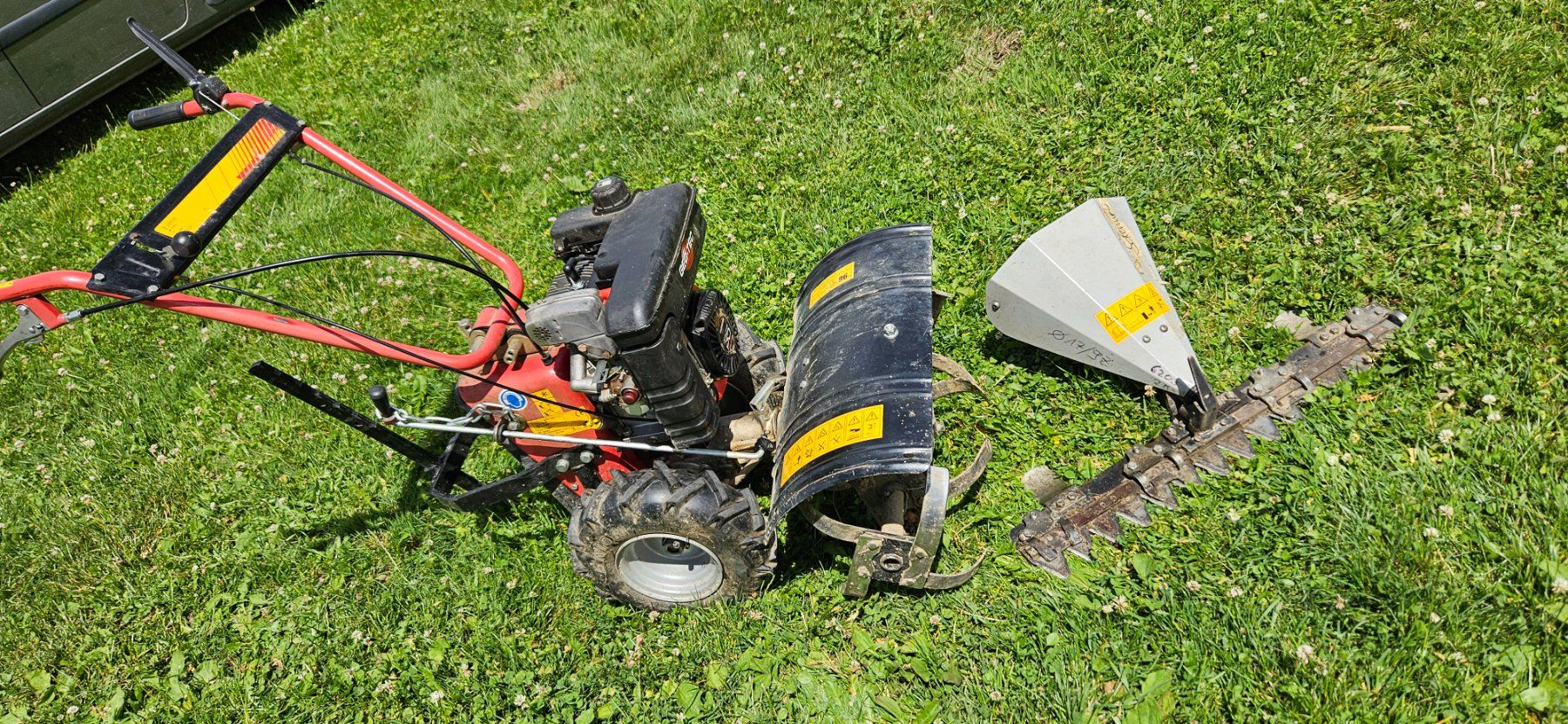 Tutte le macchine: Motor Balkenmäher Zapfwelle Vorne plus Hackansatz – Difettoso da Safenwil venduto da Bake