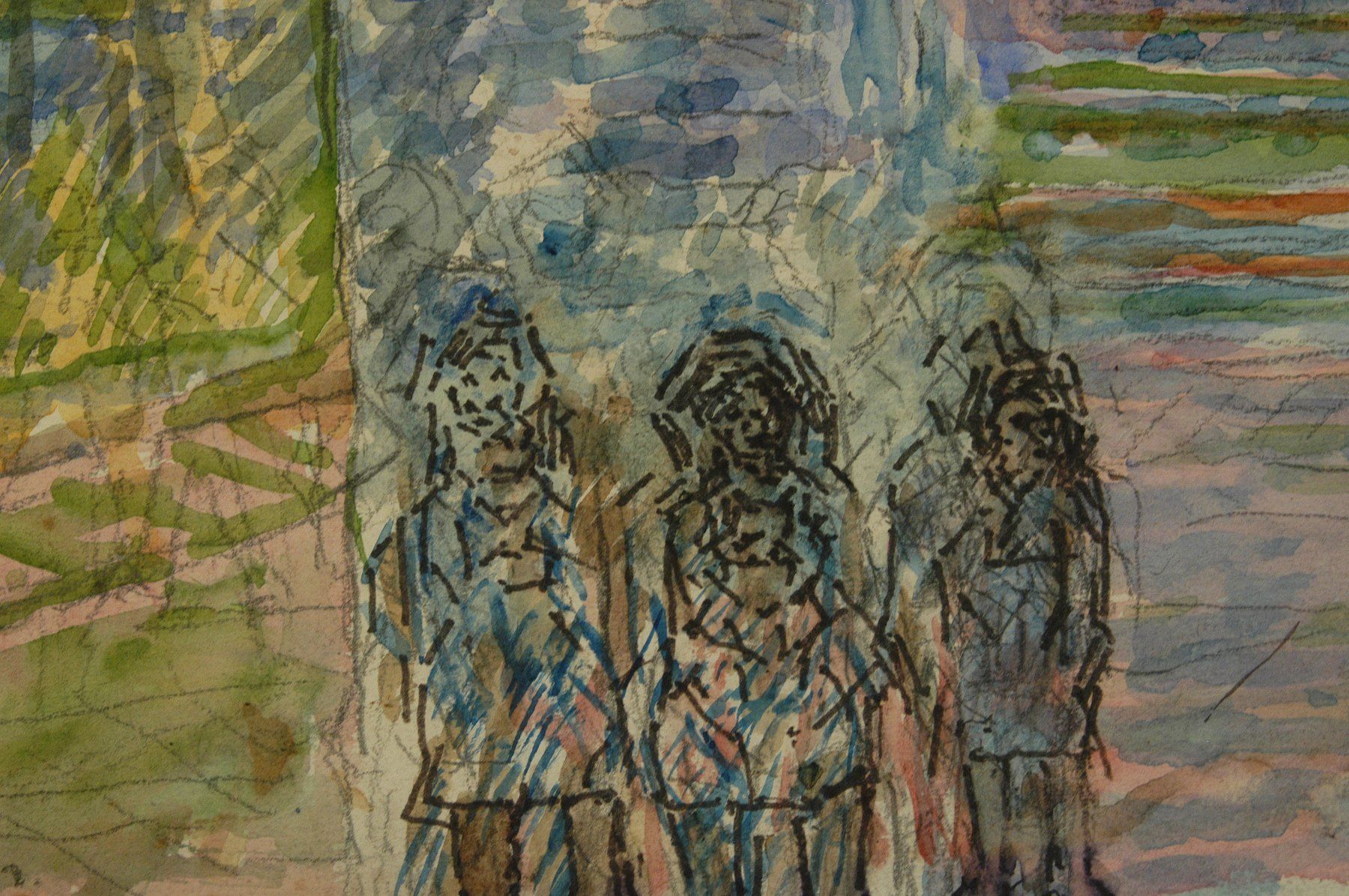 Dipinti: S.C. Stephenson Aquarell – Usato da Herisau venduto da Wisen 2
