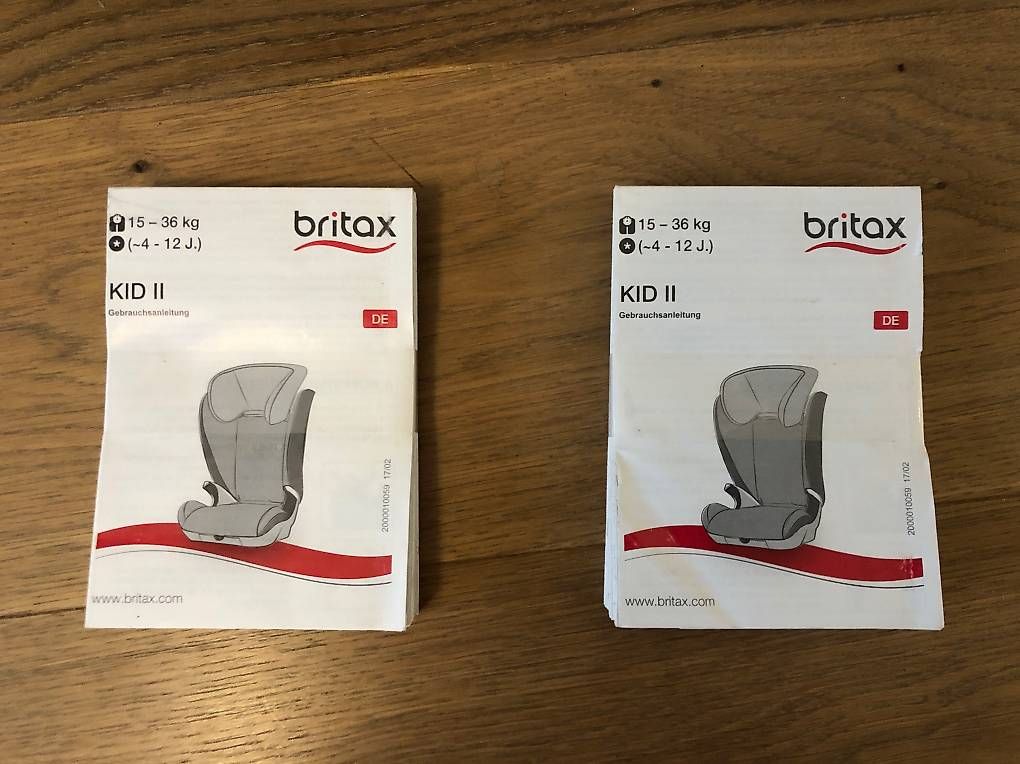 Britax Römer Seggiolini per auto: 2 x Britax Römer Kindersitz Kid II – Usato da Allschwil venduto da Picarus 4