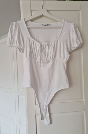 Tshirt Body in weiss, asos, Gr. S