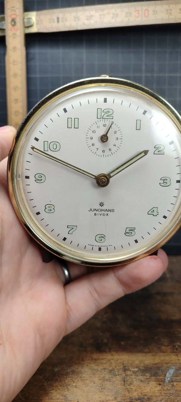 Junghans Sveglie: Wunderschöner alter Wecker Nr.171 Junghans Bivox – Usato da Gelterkinden venduto da MYSTOREFORYOU4460 8