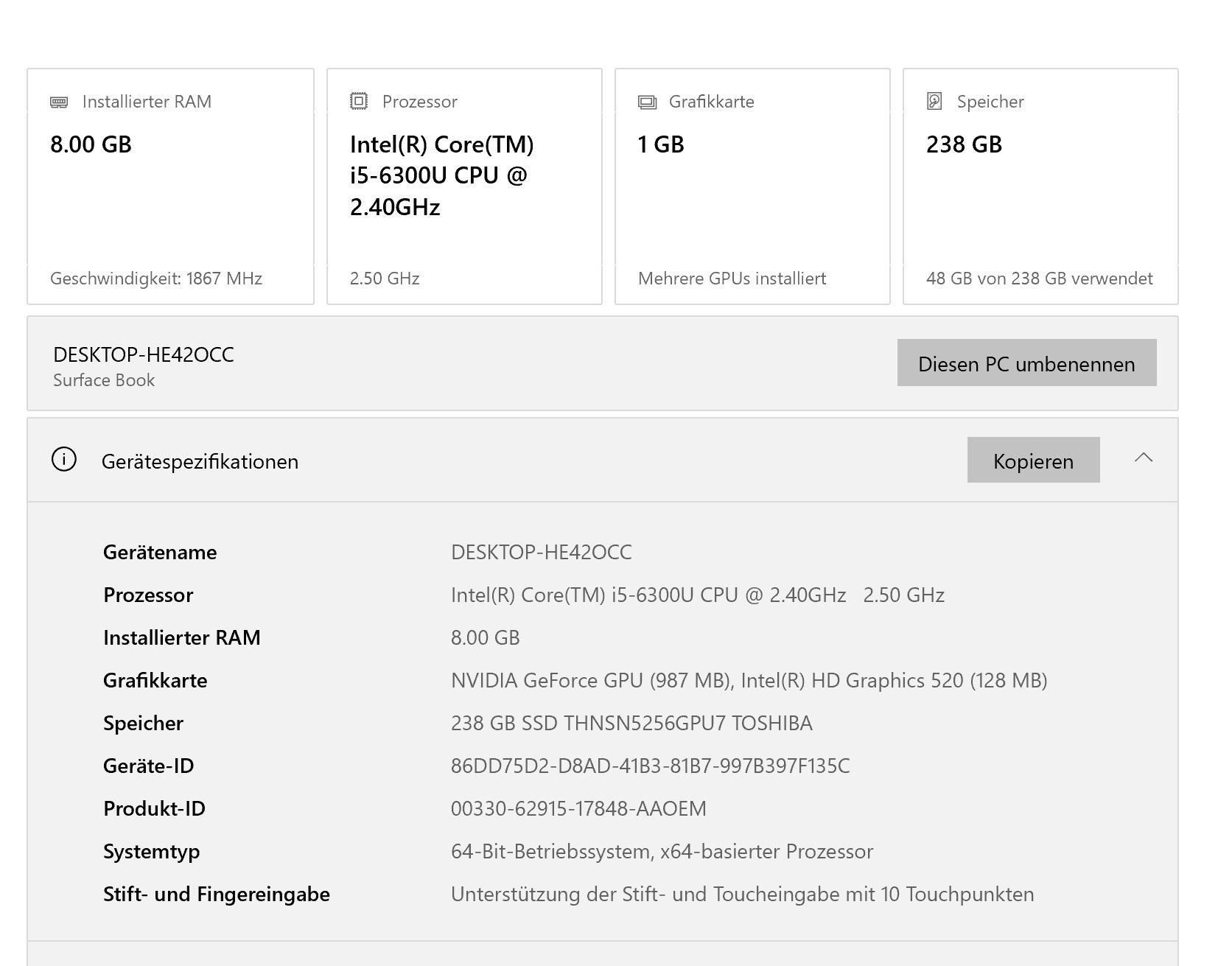 Microsoft Notebooks: Surface Book 1 – Gebraucht aus Deitingen von sch_9jzx 5
