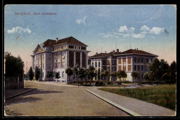 Cartoline postali: AK Burgdorf, Kant, Technikum – Usato da Berlin venduto da bartko-reher