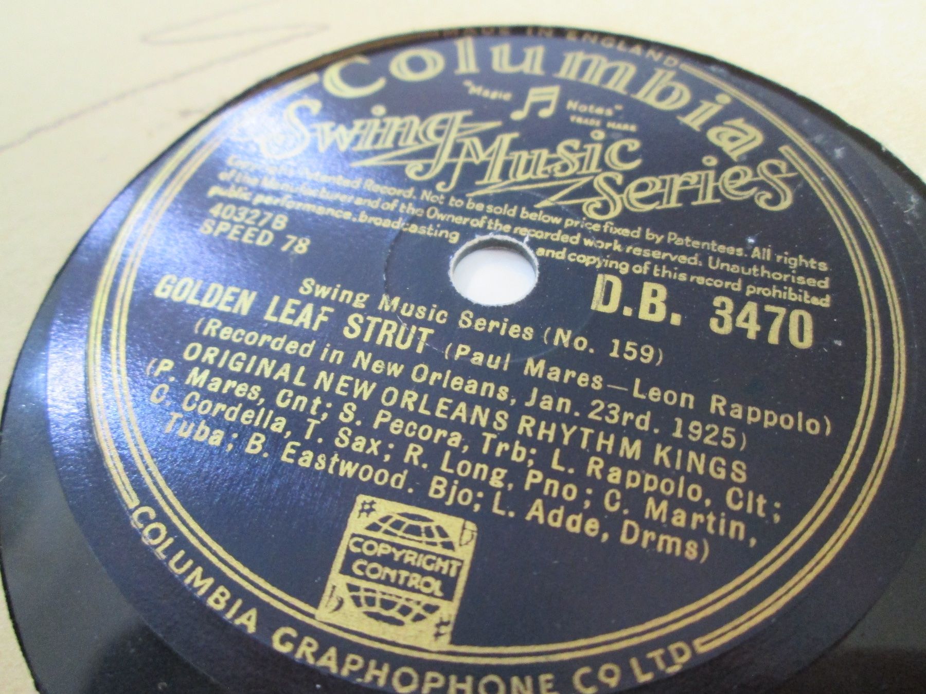Schallplatten: DISQUES 78 TOURS – Gebraucht aus Lausanne von Leag 9