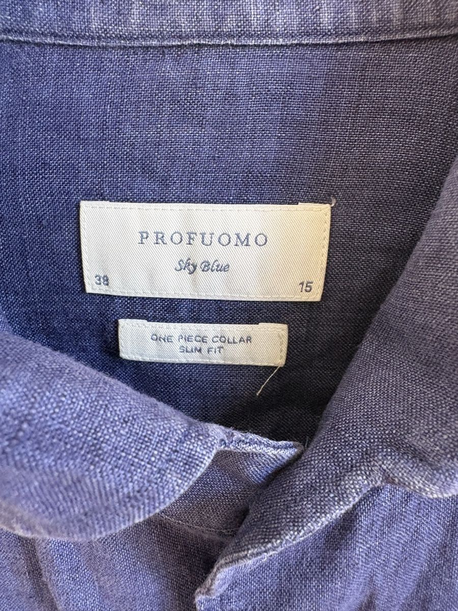 Chemises: Leinen Hemd Profuomo – Neuf (Voir description) à Zürich par steph07 2
