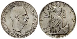 Italien, 10 Lire 1936
